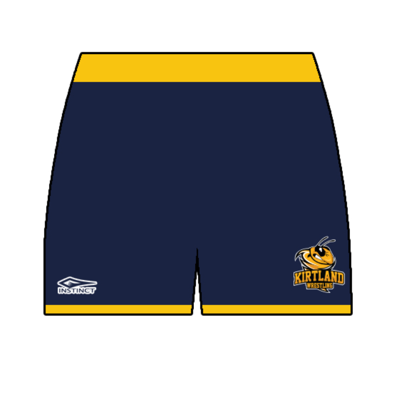 Kirtland Wrestling Athletic Shorts - Navy Main Image